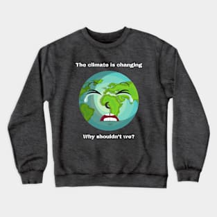 Sad Earth Crewneck Sweatshirt